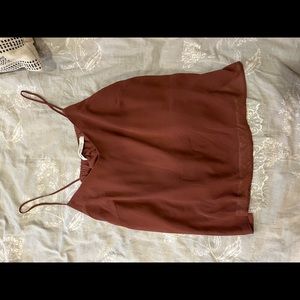 Burgundy tank top